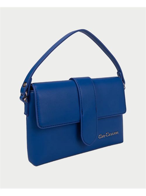 Minibag Gio Cellini in ecopelle con logo GIO CELLINI | YY041BLU